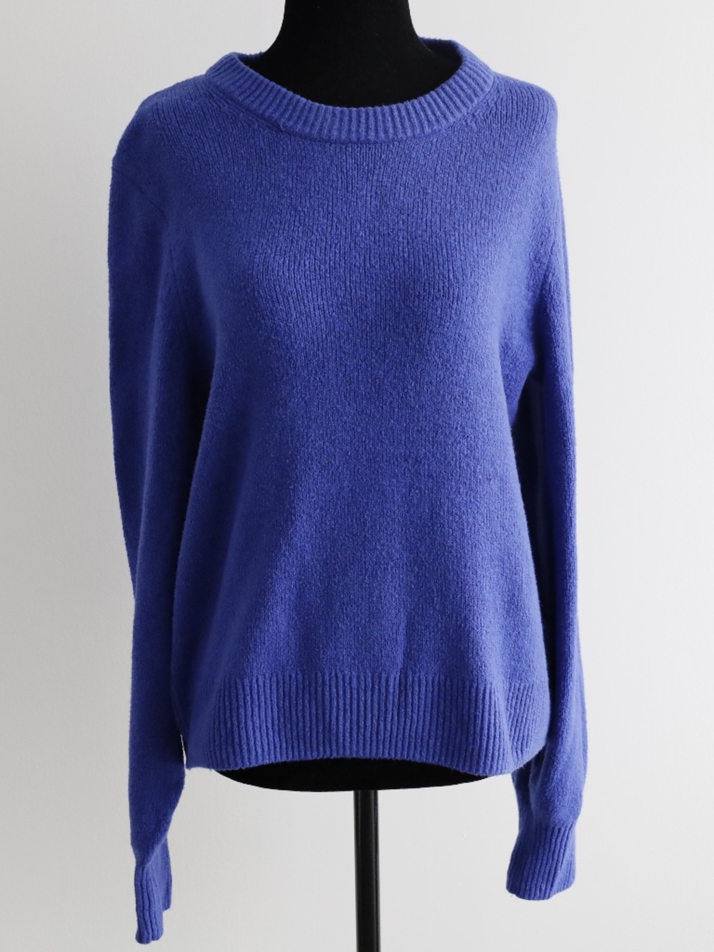 Gap Cash Like Crew Sweater Bright Cobalt Blue Soft Cozy